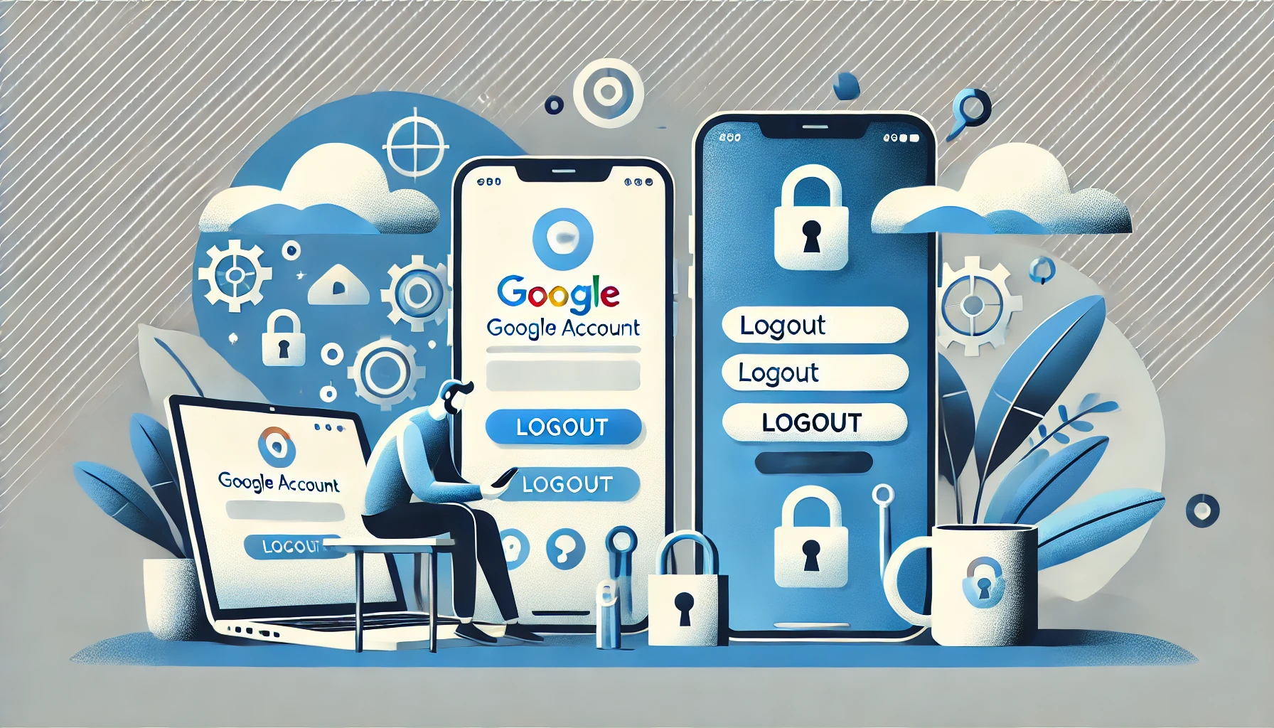 cara log out akun google di hp lain
