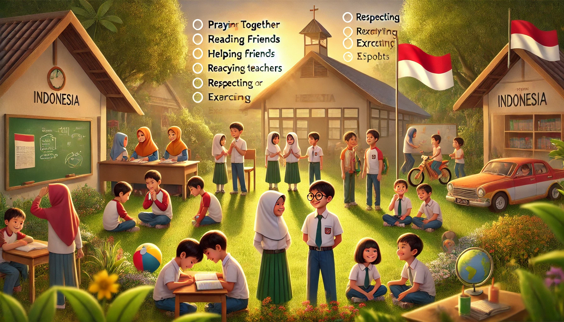 7 Kebiasaan Anak Indonesia Hebat