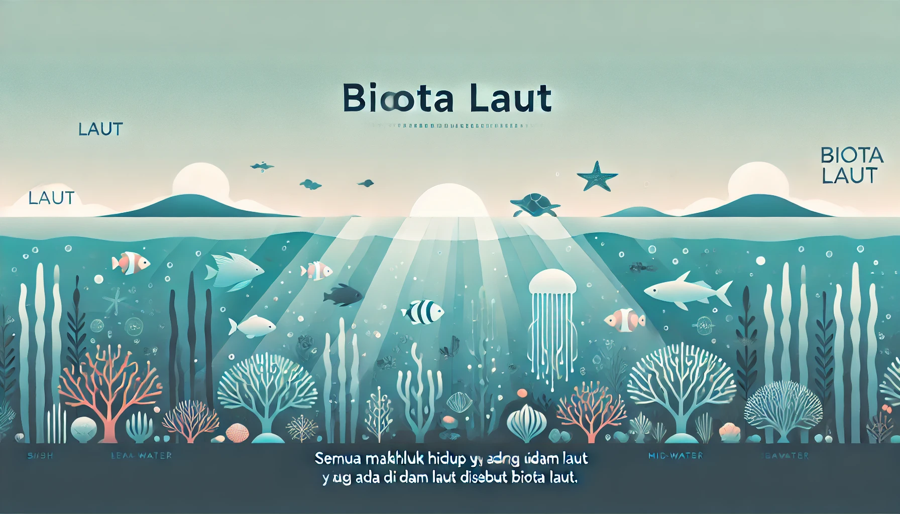 Semua Makhluk Hidup yang Ada di Dalam Laut Disebut