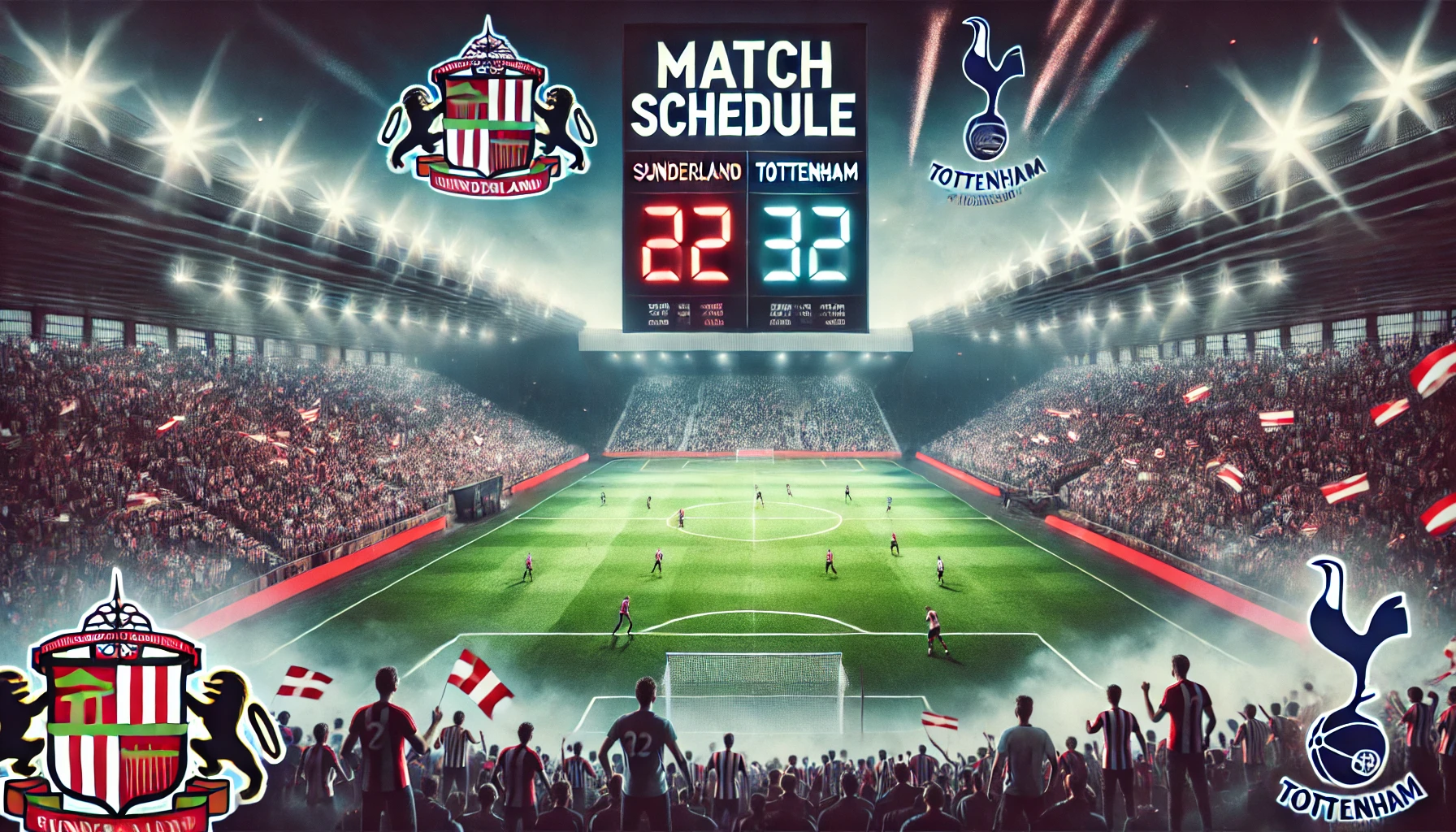 Jadwal Sunderland vs Tottenham