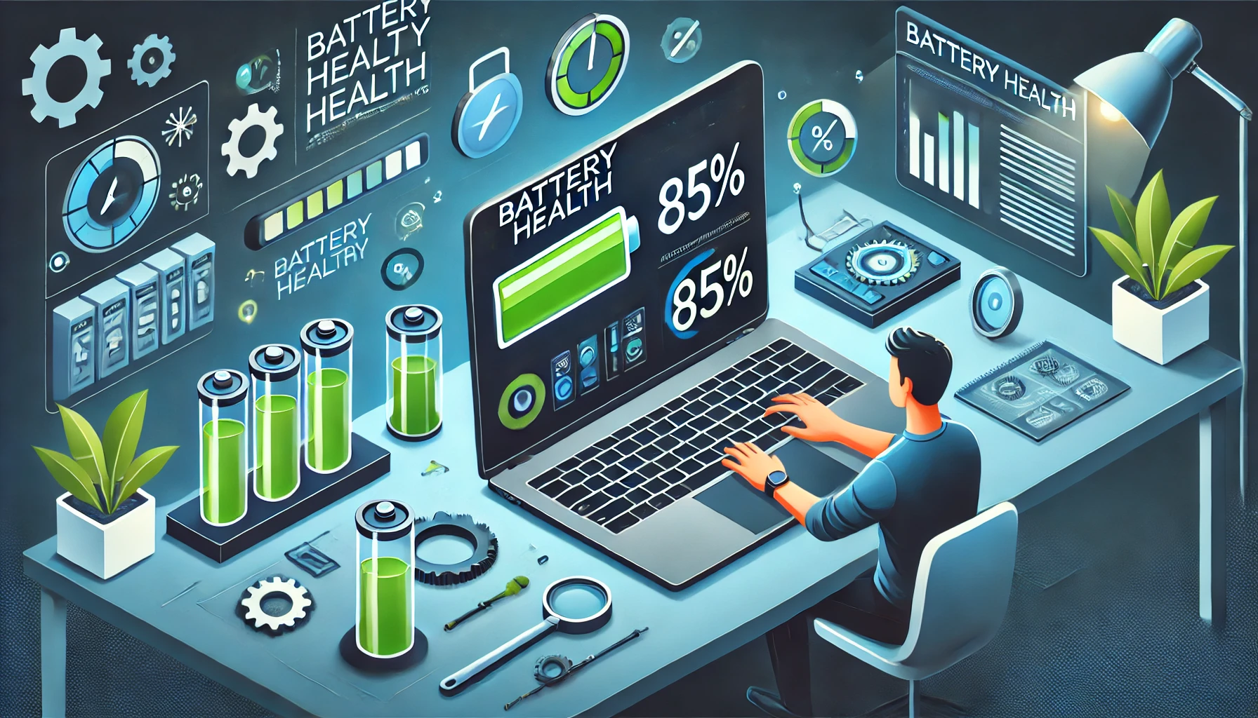 Cek Kesehatan Baterai Laptop
