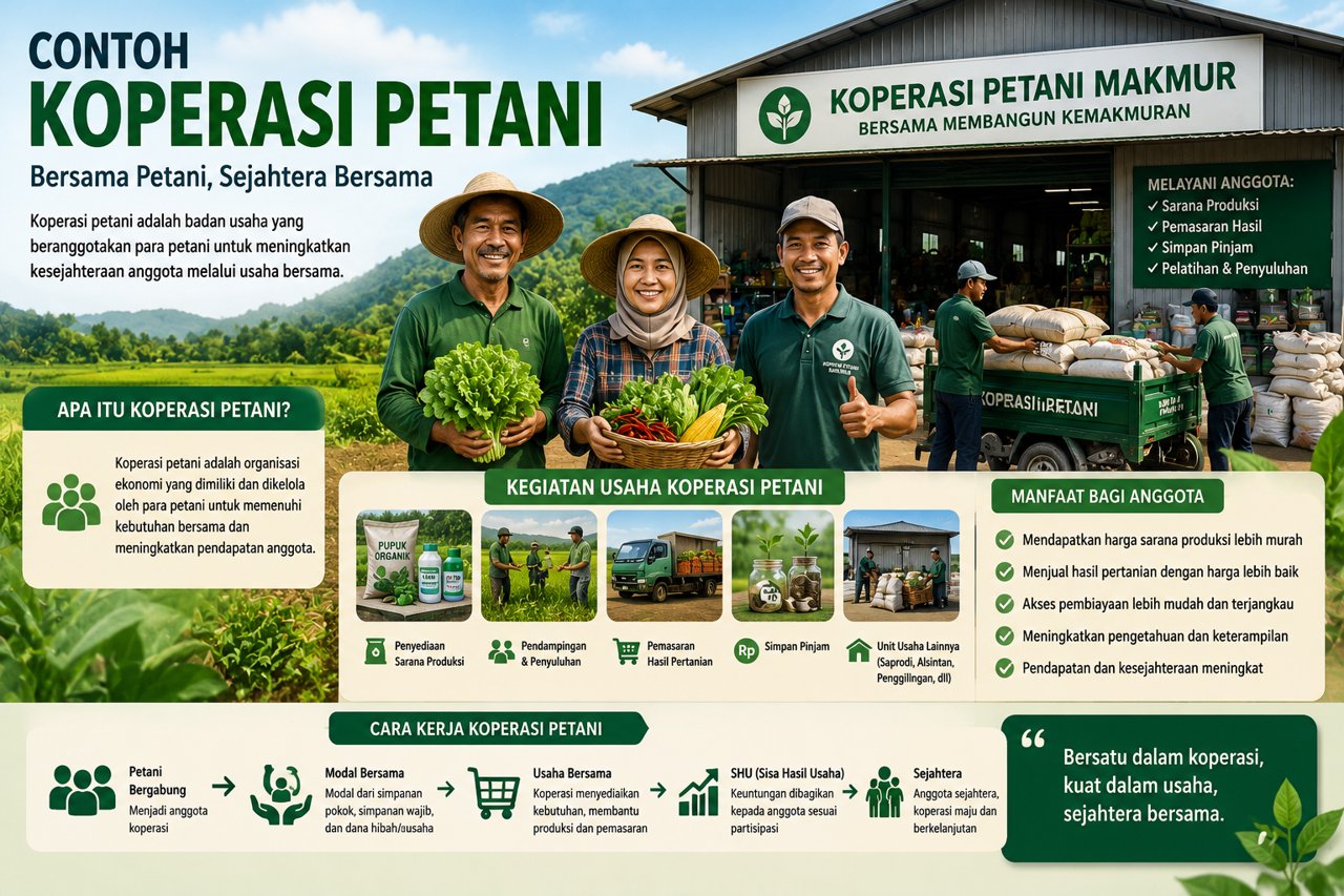 Berikan Contoh Koperasi Petani