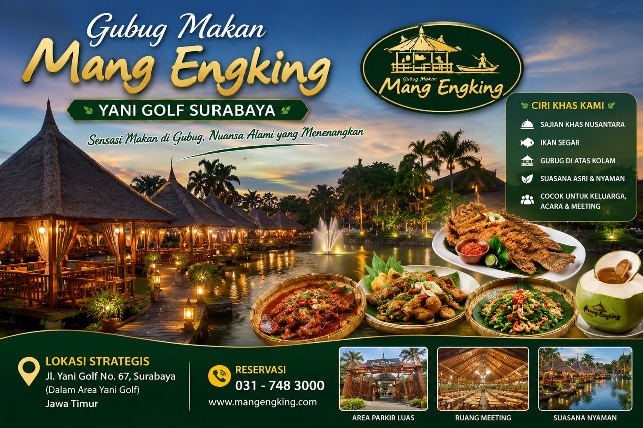 Gubug Makan Mang Engking Yani Golf Surabaya
