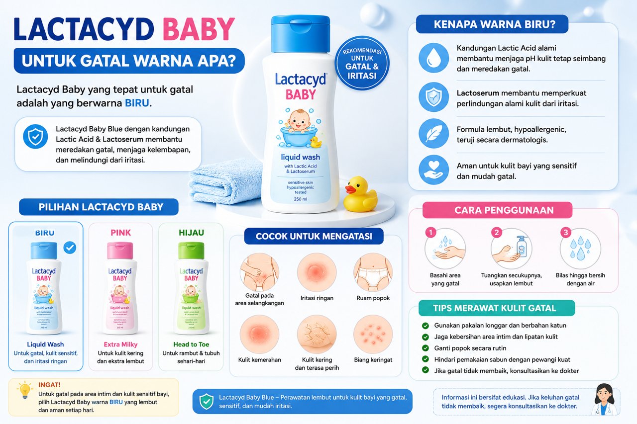 Lactacyd Baby Untuk Gatal Warna Apa