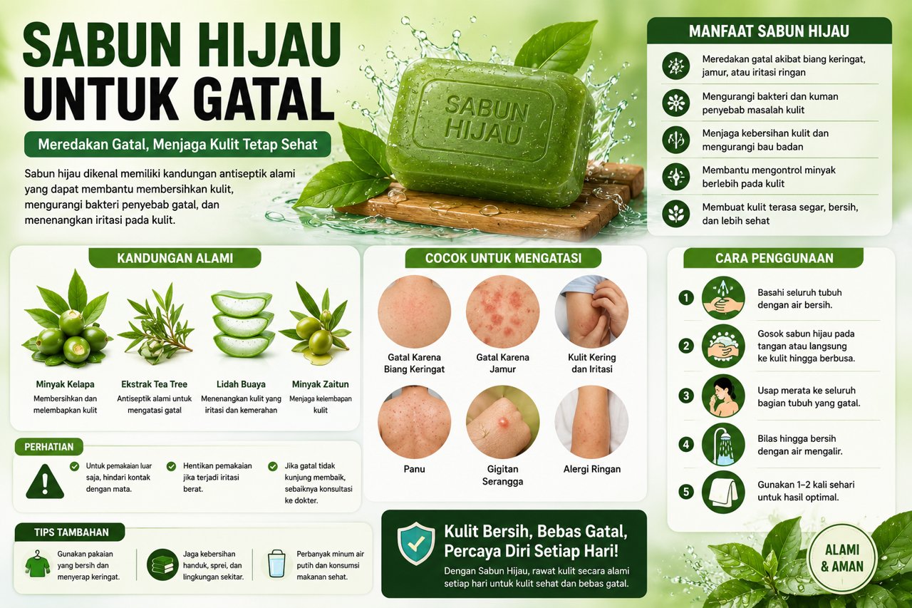 Sabun Hijau Untuk Gatal