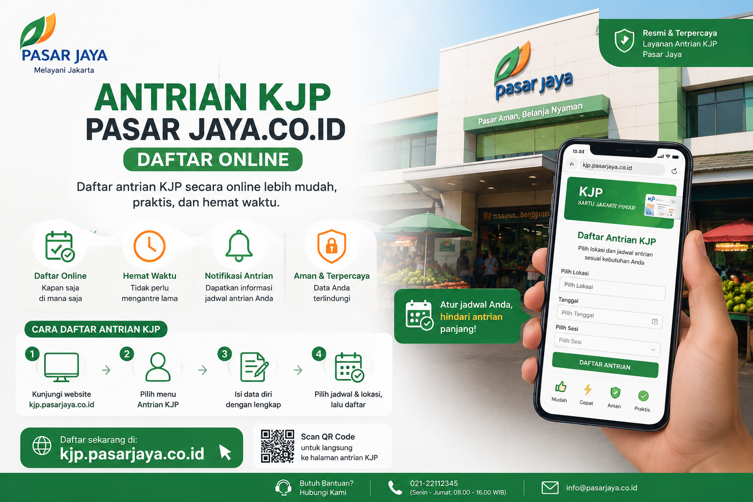 Antrian KJP Pasar Jaya