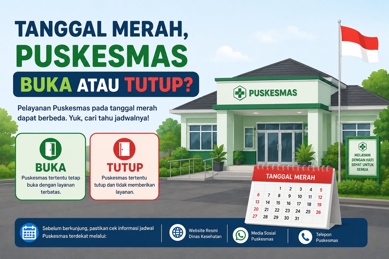 Tanggal Merah Puskesmas Buka