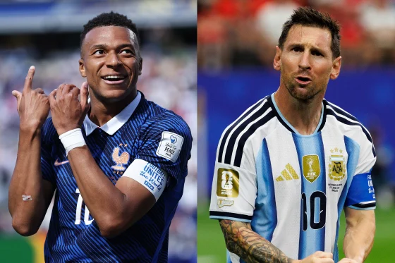 Messi vs Mbappe Piala Dunia