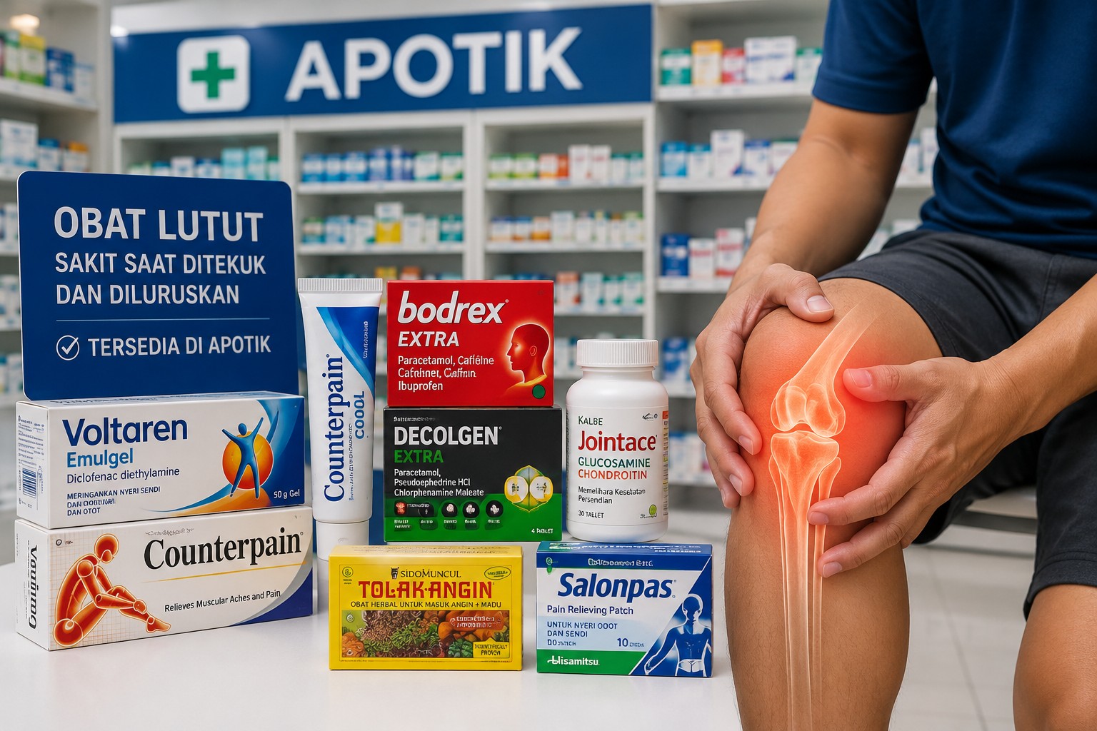 Obat Lutut Sakit Saat Ditekuk