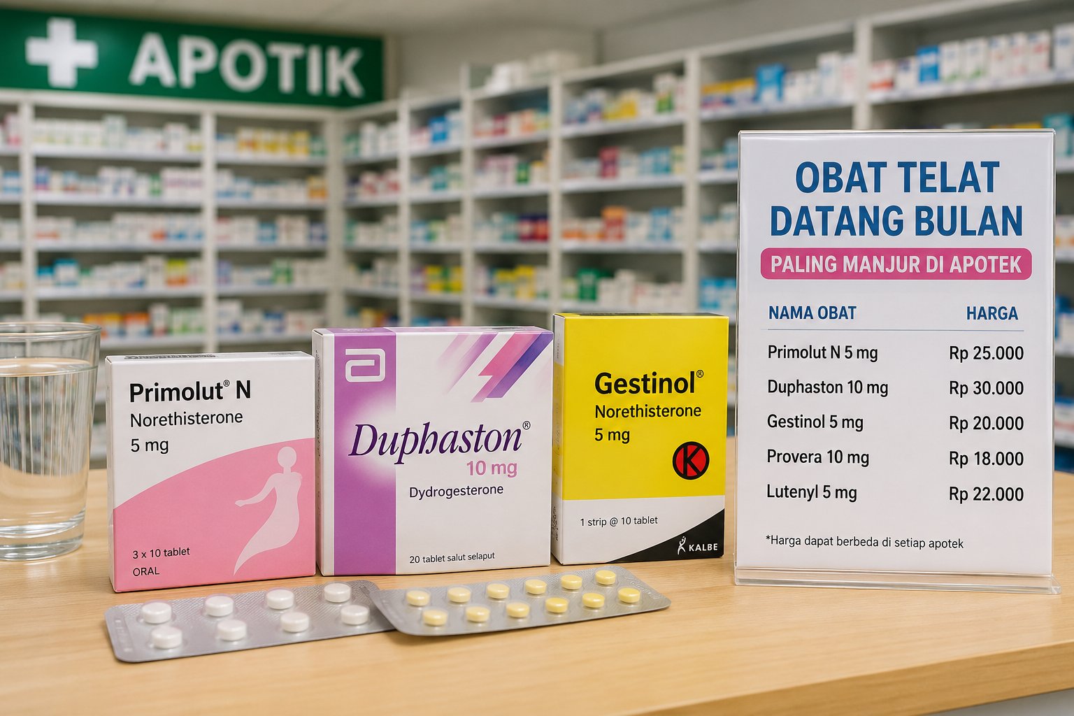 Obat Telat Datang Bulan