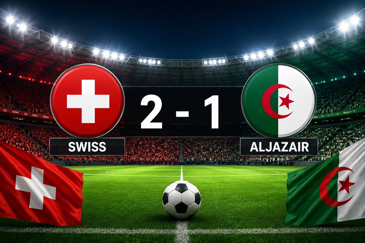 Skor Swiss vs Aljazair