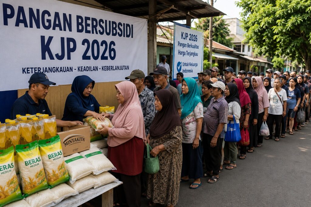 Antrian Pangan Bersubsidi KJP