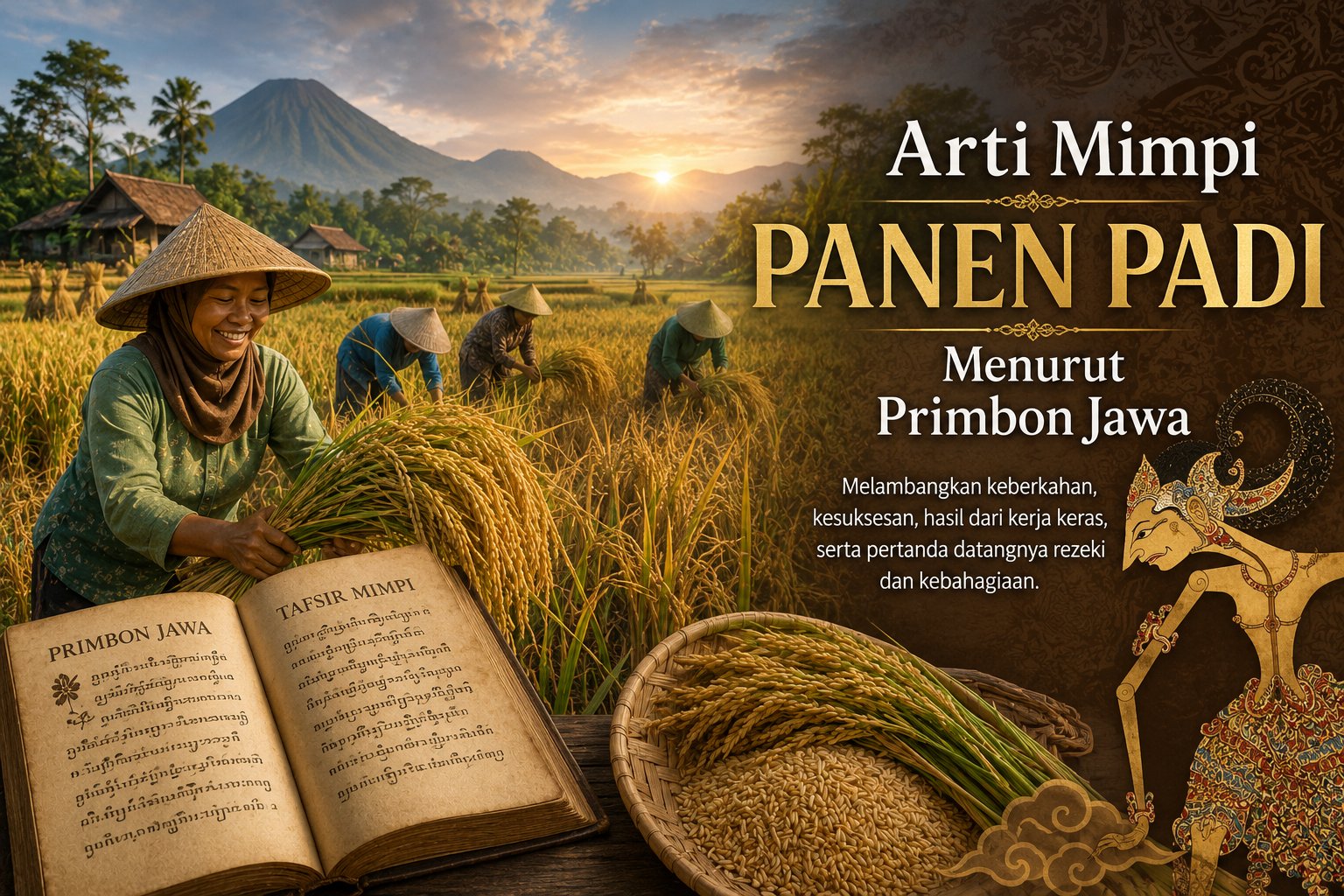Arti Mimpi Panen Padi