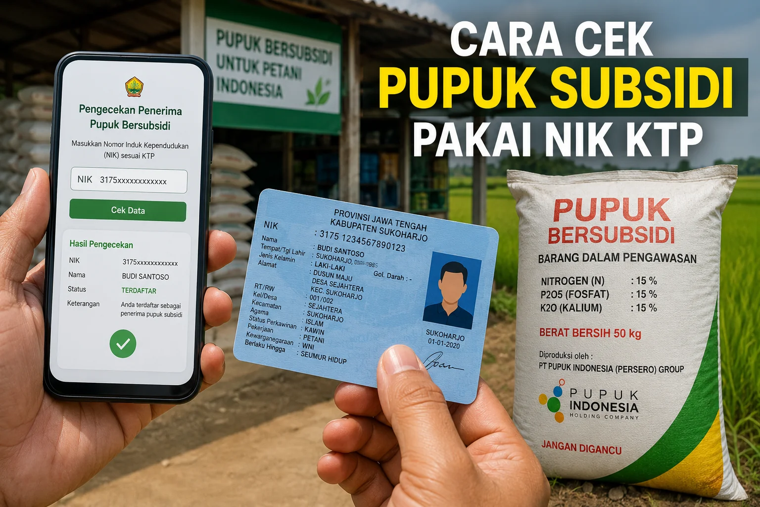 Cara Cek Pupuk Subsidi