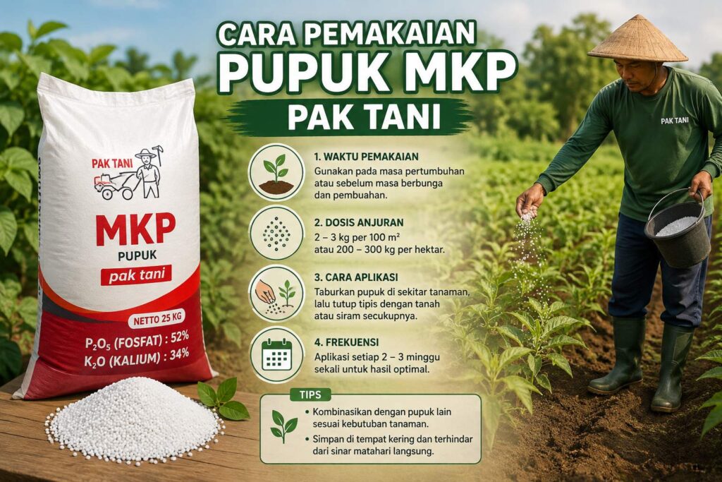 Cara Pemakaian Pupuk MKP