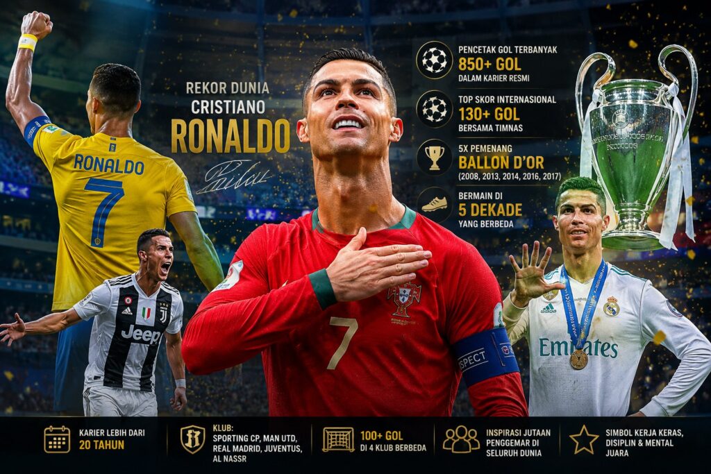 Cristiano Ronaldo Rekor Dunia