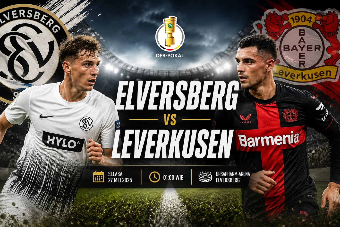 Pertandingan Elversberg vs Leverkusen