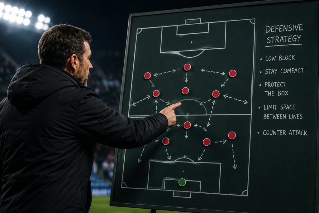Pelatih Dengan Taktik Defensif