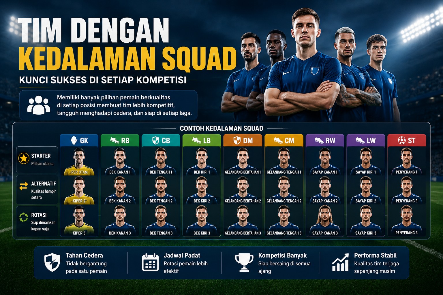 Tim Dengan Kedalaman Squad