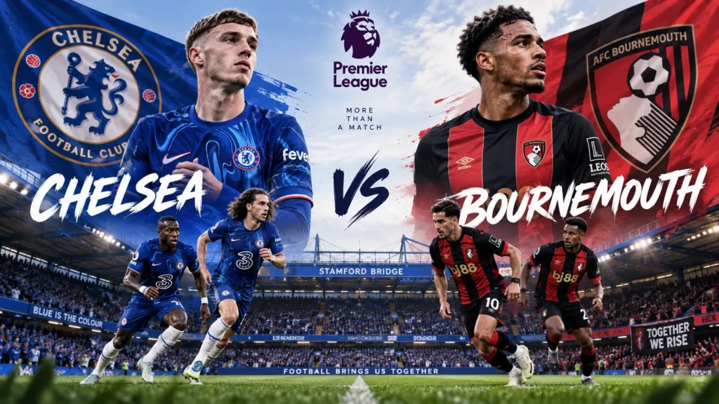 Pertandingan Chelsea vs Bournemouth