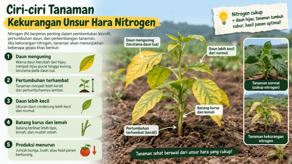 Ciri Ciri Tanaman Kekurangan