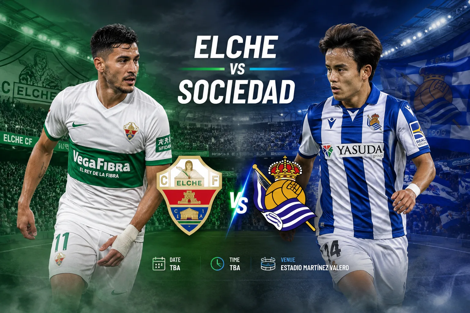 Pertandingan Elche vs Sociedad