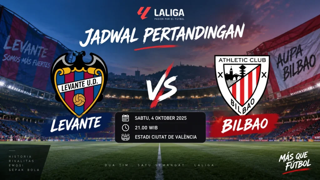 Jadwal Levante vs Bilbao