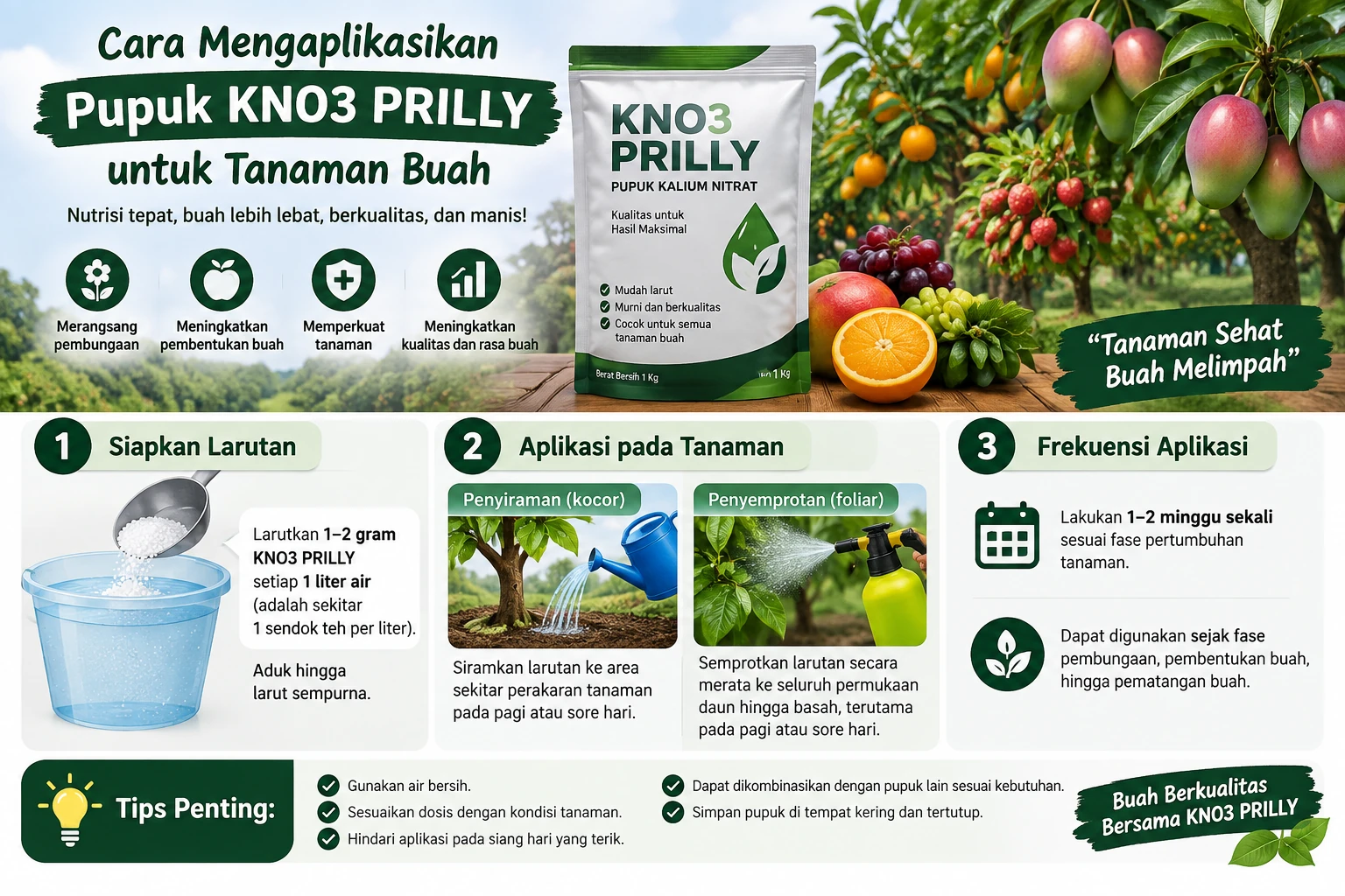 Cara Mengaplikasikan Pupuk