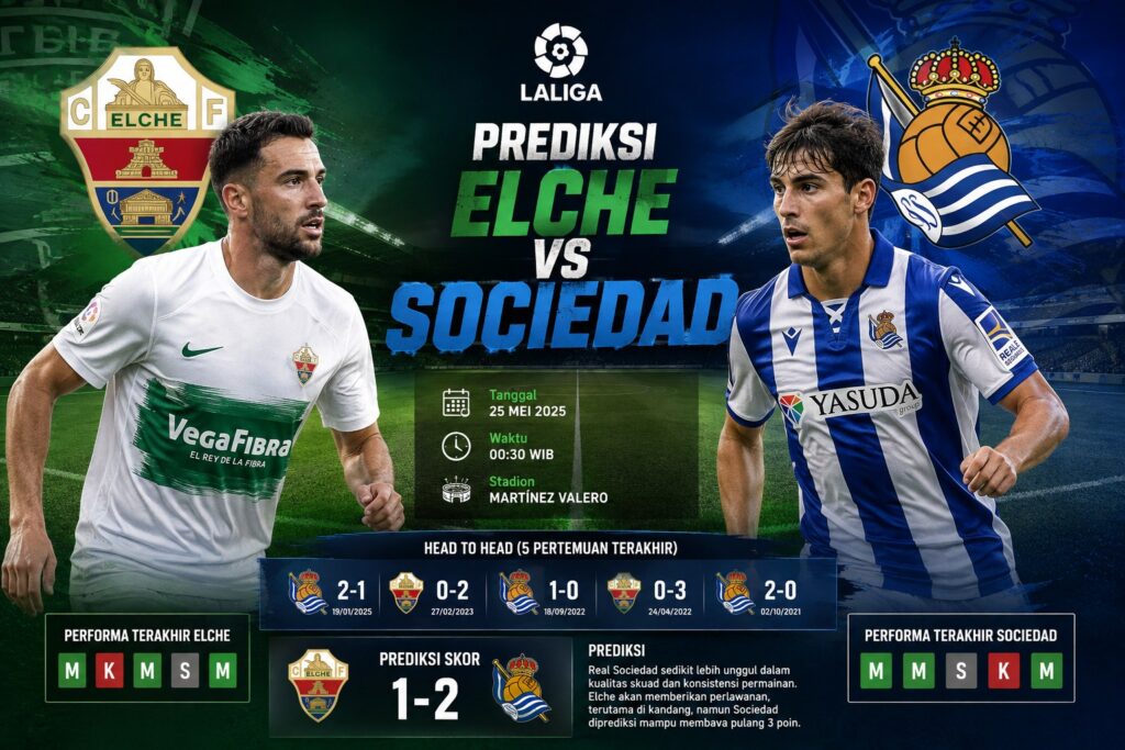 Prediksi Elche vs Sociedad