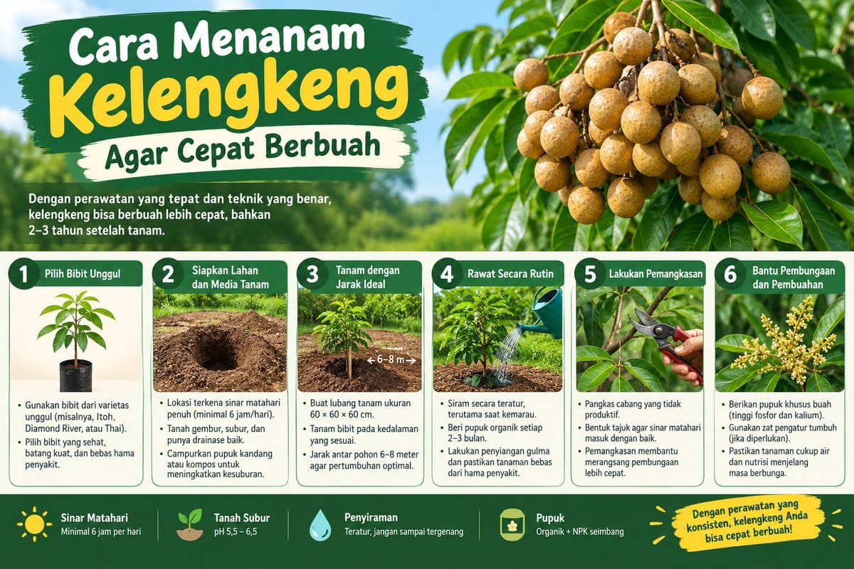 Cara Menanam Kelengkeng