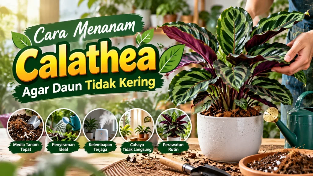 Cara Menanam Calathea