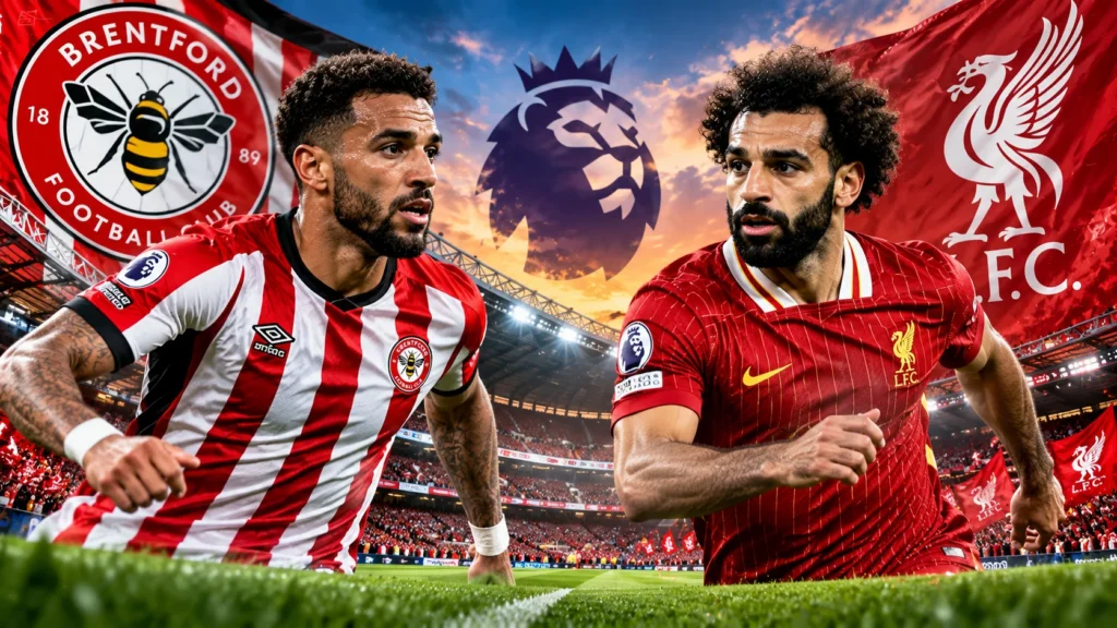 Pertandingan Brentford vs Liverpool