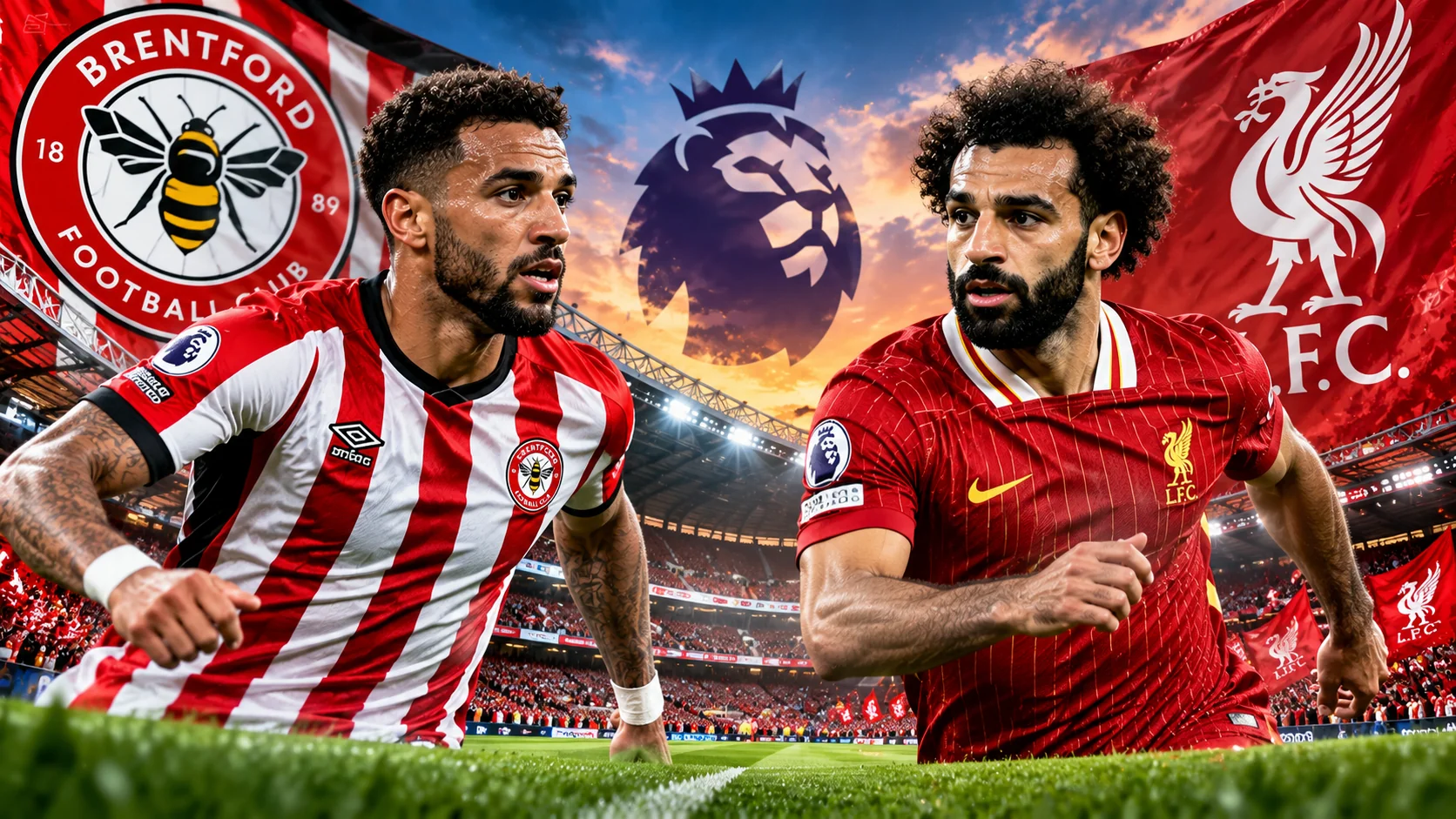 Pertandingan Brentford vs Liverpool