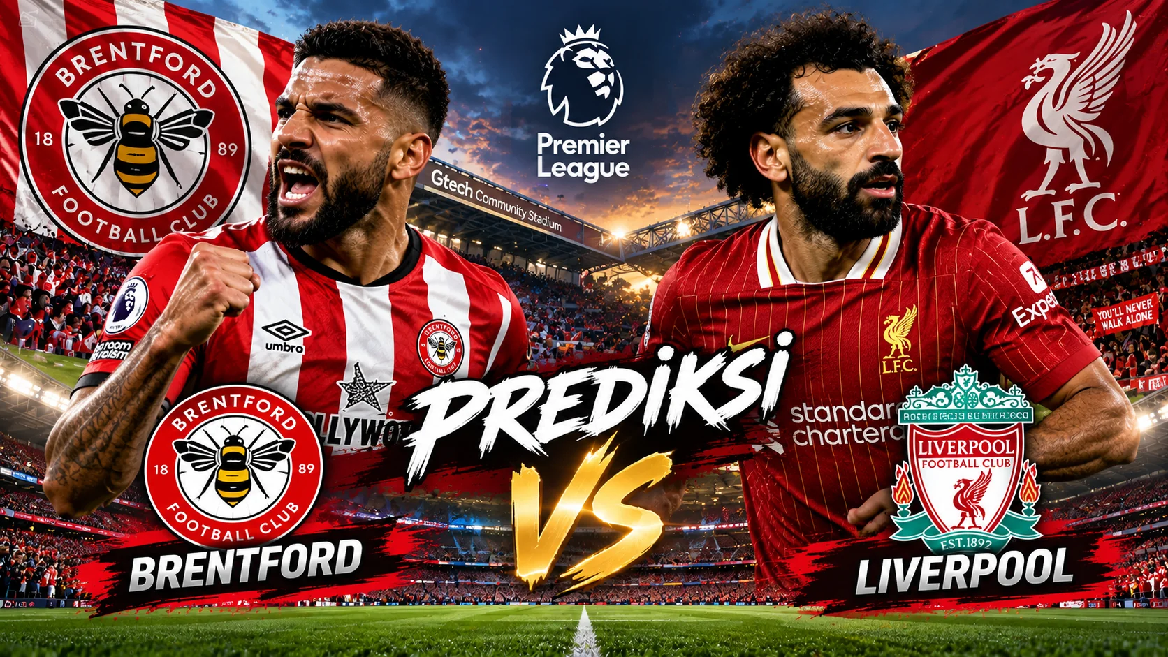 Prediksi Brentford vs Liverpool