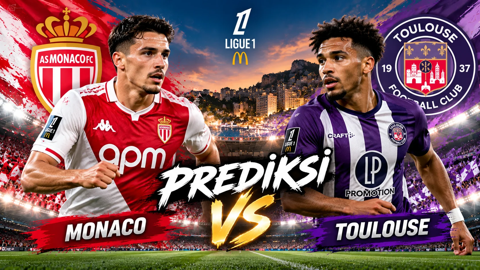 Prediksi Monaco vs Toulouse